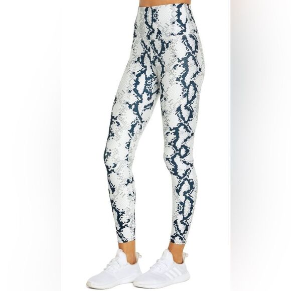 Balance Collection Contender Luxe Long Legging Black Summer Snake Print - Picture 2 of 12